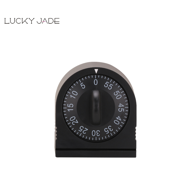 Small Convenient Portable  White Digital  Salon Kitchen Cooking Timer with Loud Speaker and Big Number Screen and Tray at Back