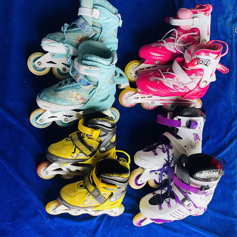 Second Hand Shoes Roller Skates Men's And Women's Old Shoes Wholesale