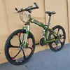 21-speed green six-spoke wheel