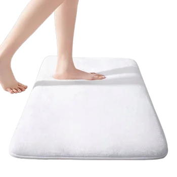 Super Soft 40*60cm Comfort Memory Foam Bath Rug Non-Slip & Absorbent Machine Washable for Bathroom Kitchen Hotel Toilet