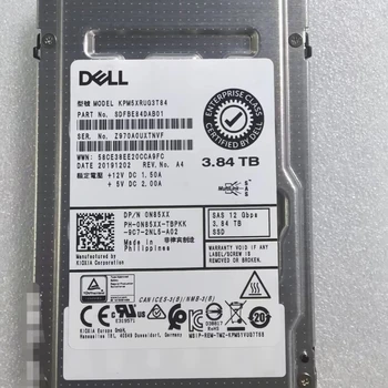 For Dell 3.84TB 2.5" SAS 12Gb RI TLC Hot-Plug SSD KPM5XRUG3T84 0N85XX + 14G Caddy