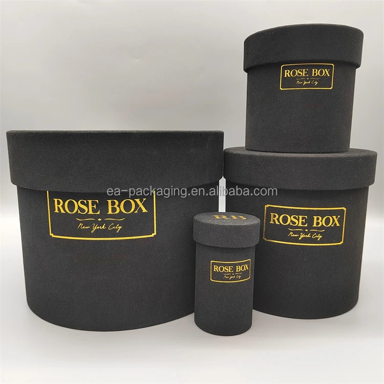 Bloom Packaging Recycled Brand Logo Custom Made Velvet Box Valentine ...