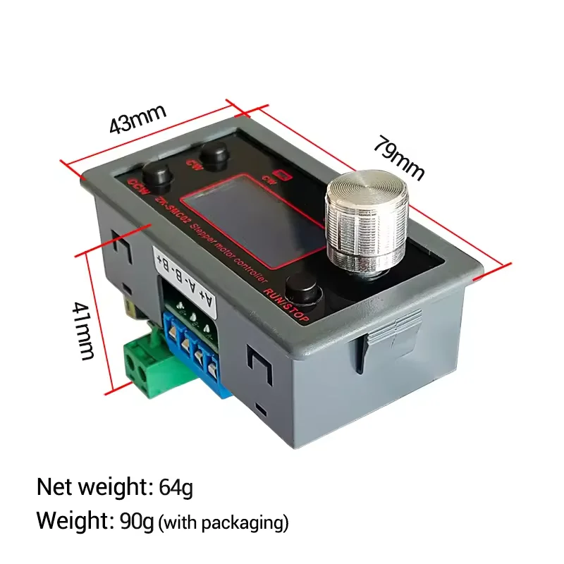 SMC02 Stepper Motor Driver and Controller - DC 5-30V 4A