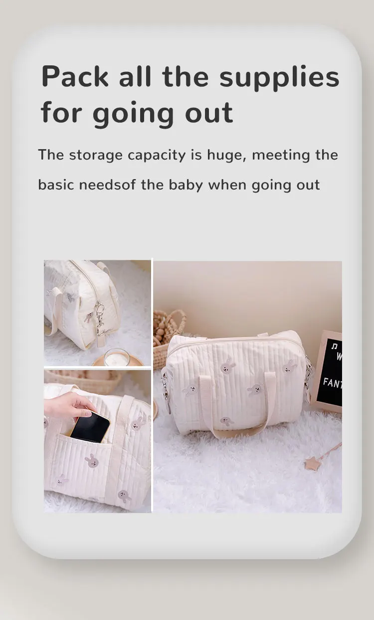Simple Newborn Baby Bag Baby Stroller Diaper Bag Can Be Used In A