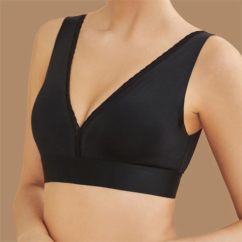 Finetoo 2024 Hot Women Sexy Fashion Wireless Seamless Bra Soft