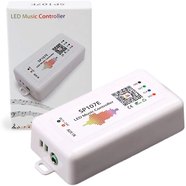 DC5-24V SP107E музыка реактивной контроллер светодиодной ленты для панелью Matrix