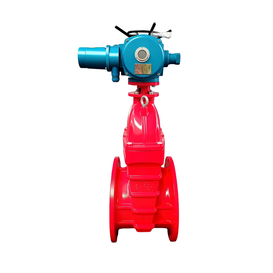 Factory Supply Electric Non-Rising Stem Resilient Seat Gate Valve Ductile Iron Flange Control Valve for Water Oil Gas