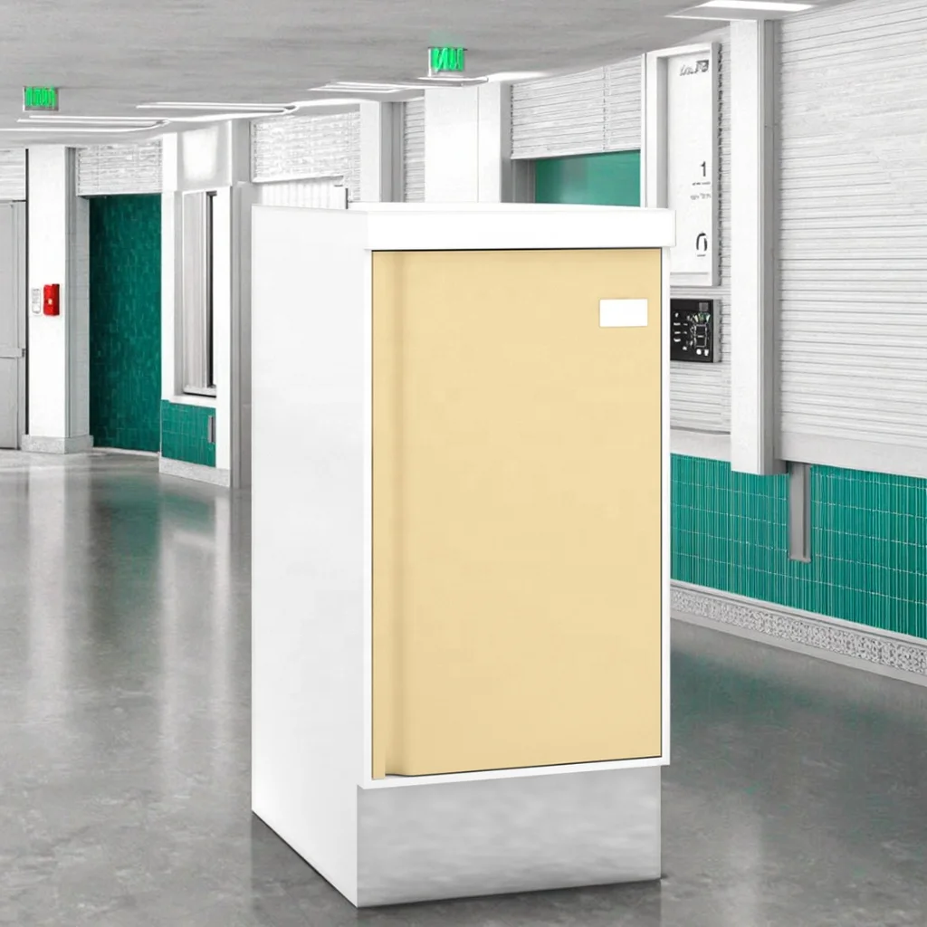 Healthcare Single Door Undercounter Cabinet 800mm for Pharmacy Storage with Reinforced Frame and Soft-Close Mechanism 4
