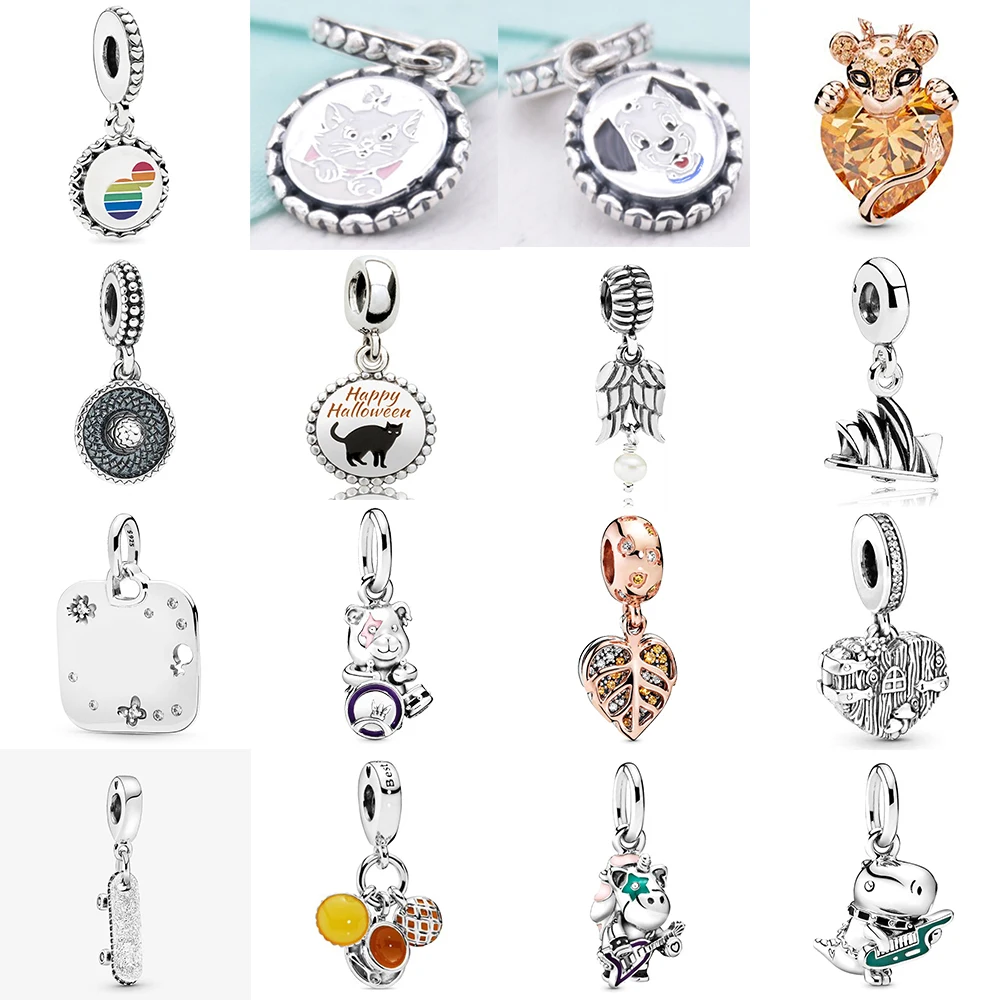 925 Sterling Silver Female Empowerment Motto Charms Pendant fitting bracelet 
