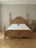 solid wood bed