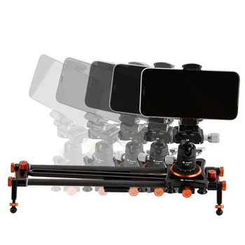 Carbon Fiber Video Camera Track Dolly Slider Video Rail Track Slider for Phone Dslr Camera Smartphone Rail Track Slider detail image