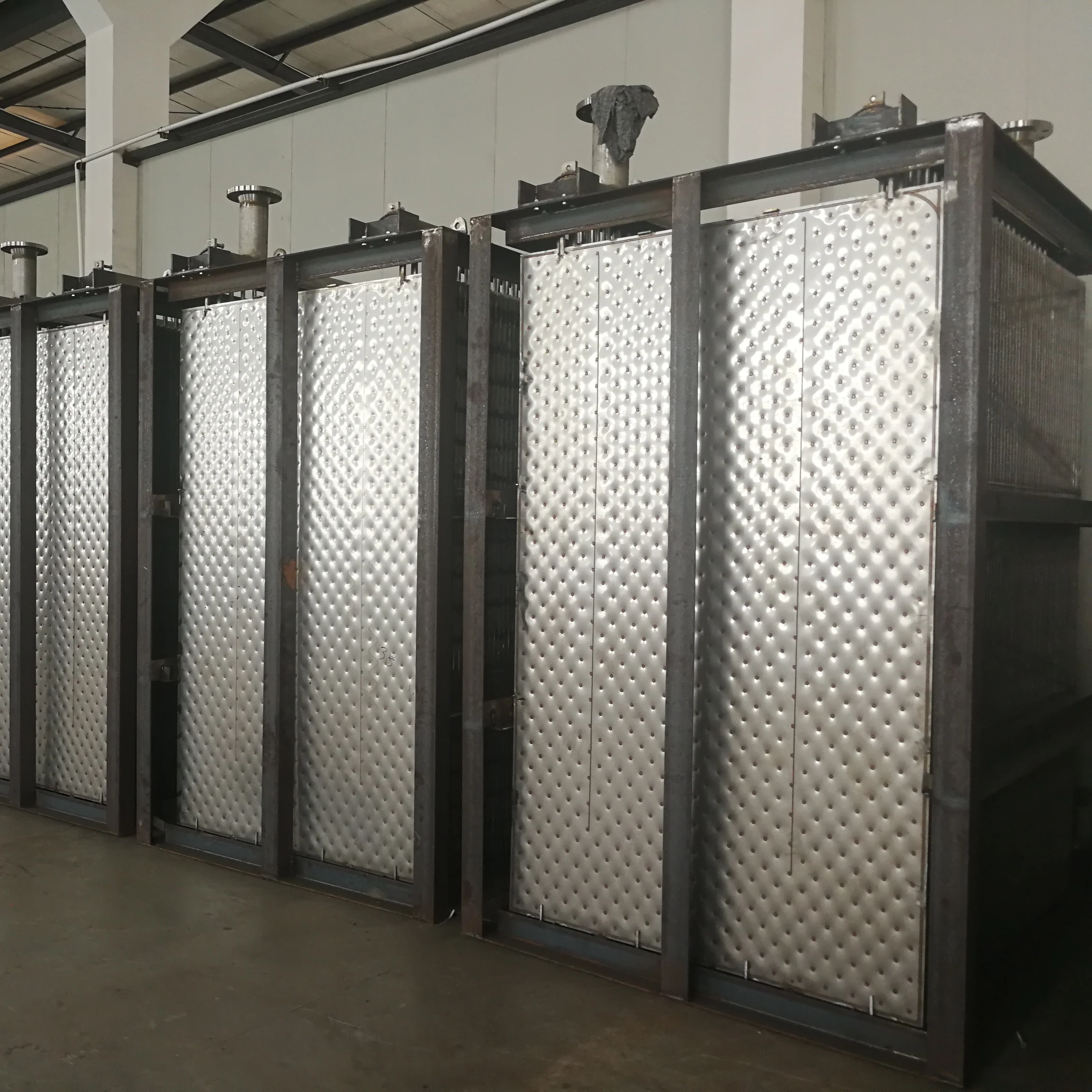 stainless steel cooling pillow plate ice bank for chilled water