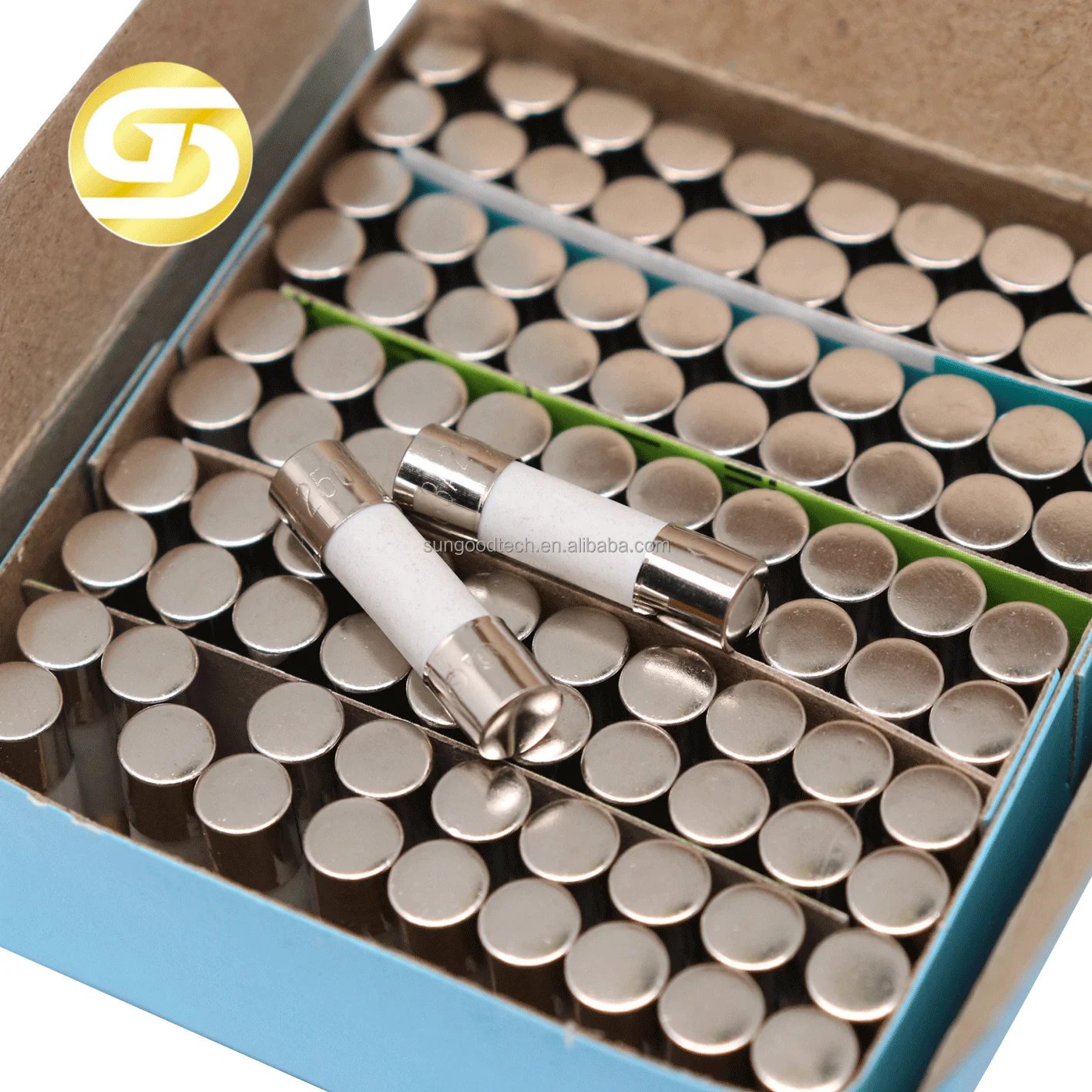 QitinDasen 16Pcs BS1362 Sicherungen, 13A Keramikrohr Sicherungen, 25 X 6.3mm Patronen Sicherungen, 240V Haushalts Netzstecker Sicherung