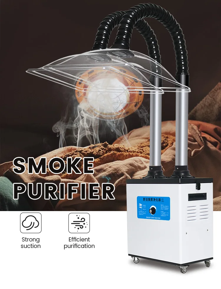 200w High Efficiency Moxibustion Smoke Extractor Nail Polishing Dust