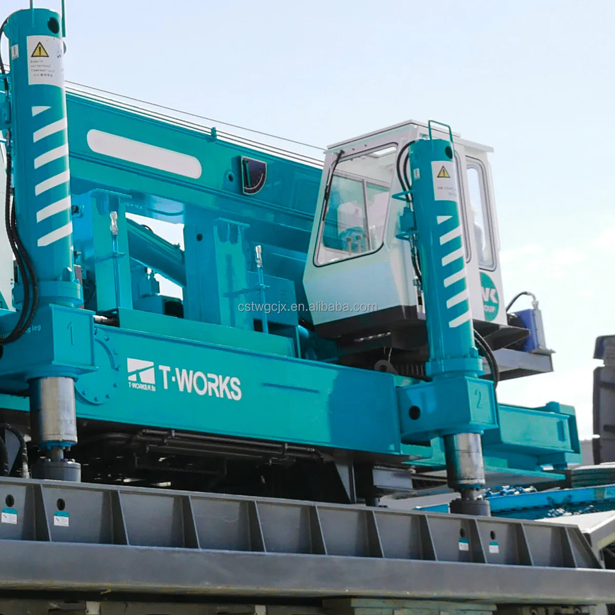 Mini Silent Pile Driver for Pushing the Phc Pile and square Concrete Pile With Lifting Device for Phc Pile ZYC120