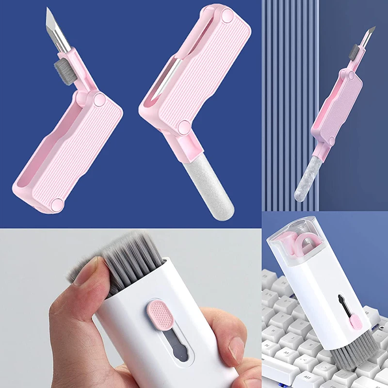 New Design Keyboard Cleaner Brush 7 In 1 Keyboard Cleaning Brush Kit