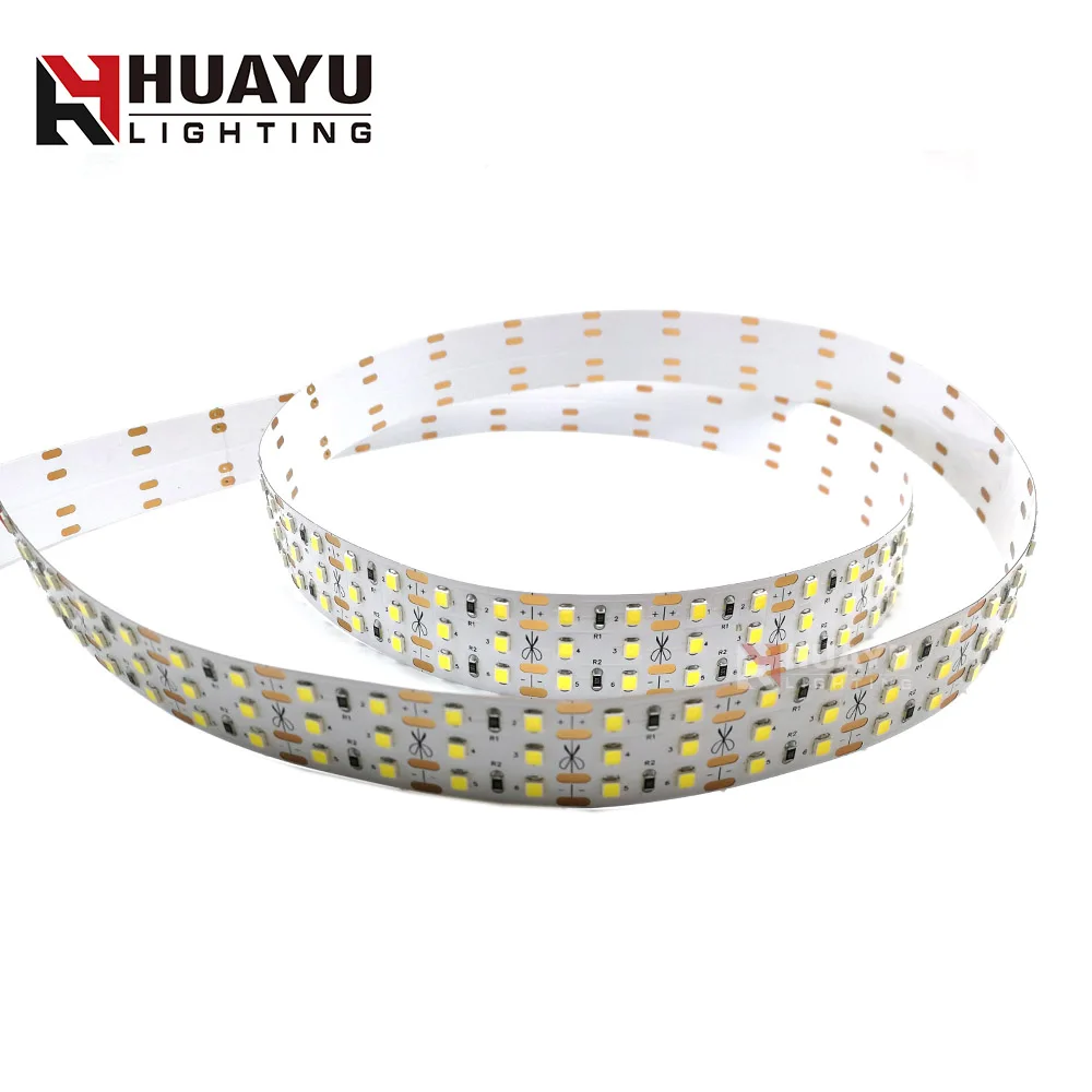 Triple Rows Super Bright 24v Led Strip 2835 264leds Three Line Flexible Led Strip Light