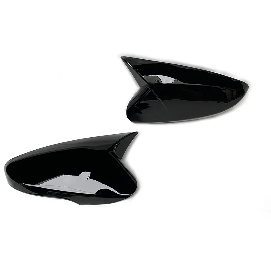 product side wing rearview mirror cover for hyundai elantra 2012   2015 glossy black cap sticker trim mirror shell for elantra 2013 2014-4