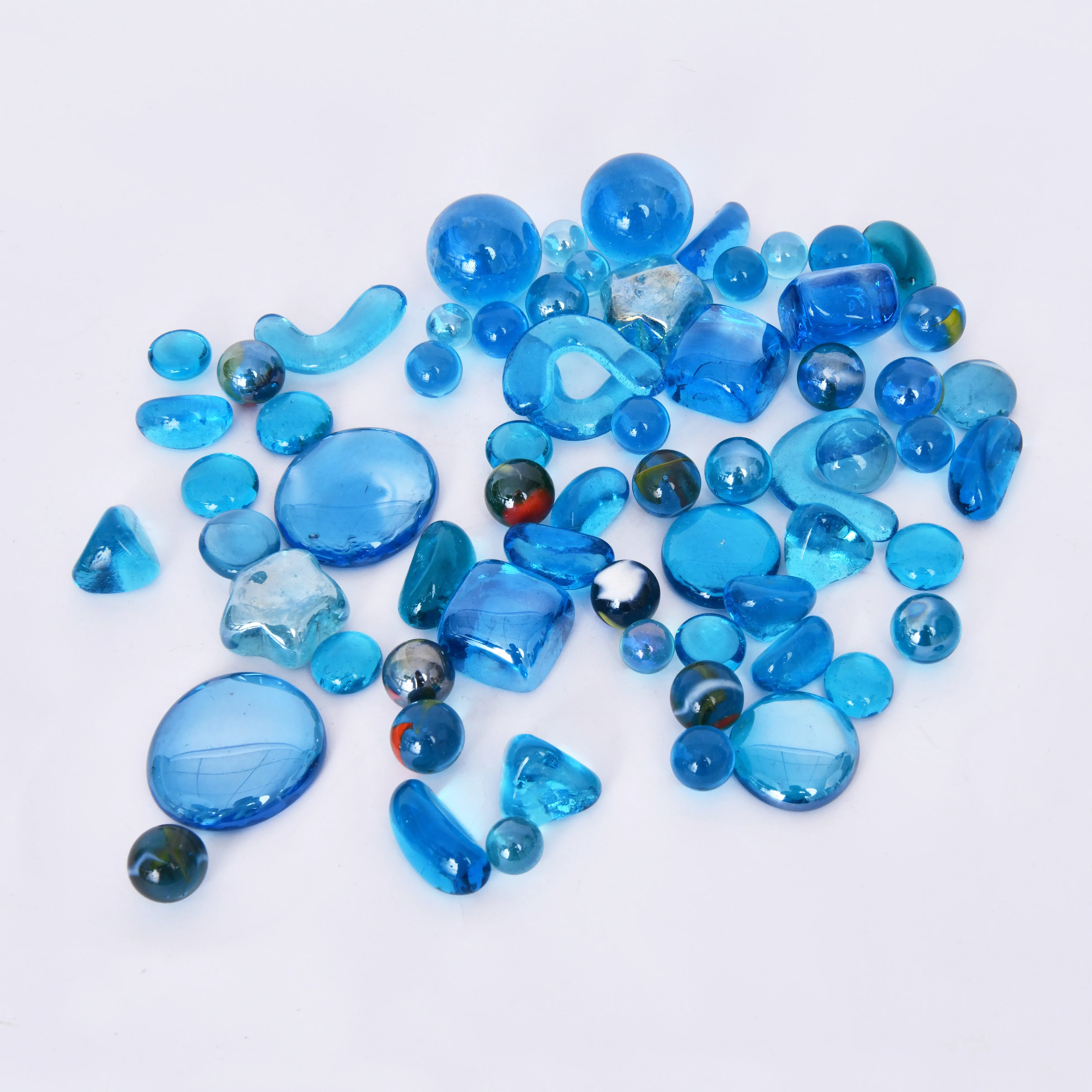 Цветные стеклянные шарики игрушка круглый стеклянный шар