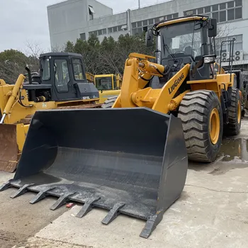 The second-hand front-end loader Liugong 856H is a hot seller in Shanghai, China