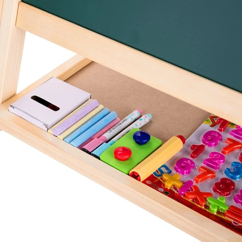 Deli 8772 детская доска для рисования Многофункциональная подставка хранения книжек с картинками высокого