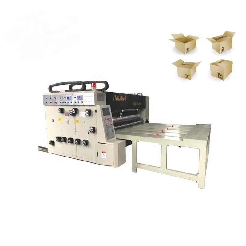 Manual Operate Semi Automatic Rotary Slotting Creasing Corner Cutting Machine Cardboard Rotary Slotter Machine