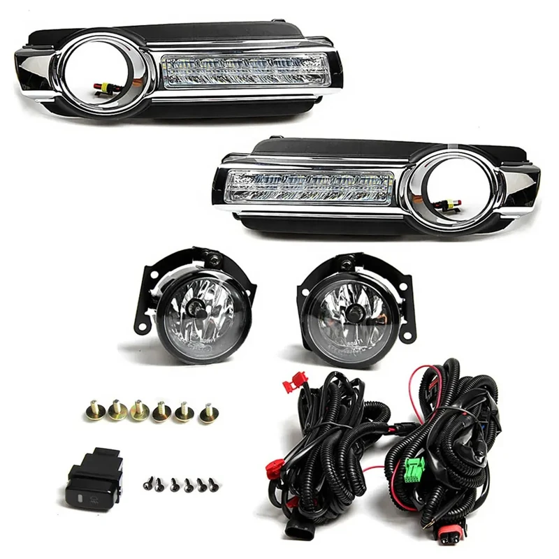 thumbnail image 2 of 2x LED Daytime Running Lights DRL For Mitsubishi L200 & Shogun – 6000K Cool White – 12V 2 of 5