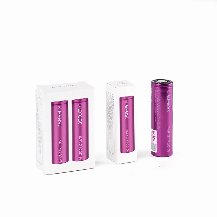 Efest 21700 6000mah Purple Battery - High Capacity & Reliable