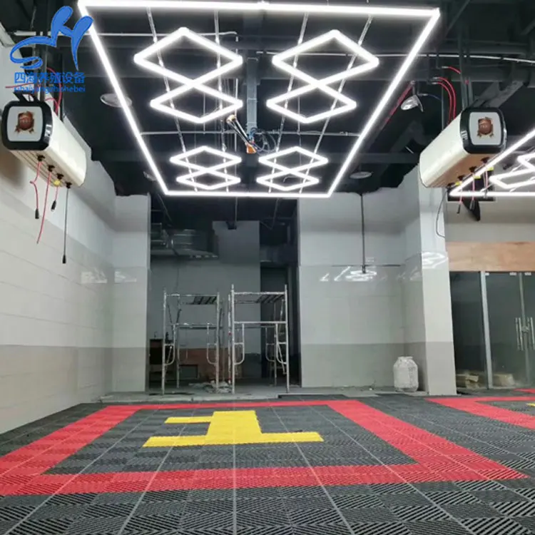 The Customized Led Hexagon Light Modern Ceiling Lights Car Workshop Light