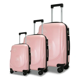Unisex Lightweight Suitcase with TSA Lock Spinner Caster Aluminum/PC Material for Travel or Business