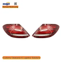 GUGO Tail Light for Mercedes-Benz 2016-2020 E-Class W213 Model Red and Clear Lens Rear Position 12V 24V Voltage Availability