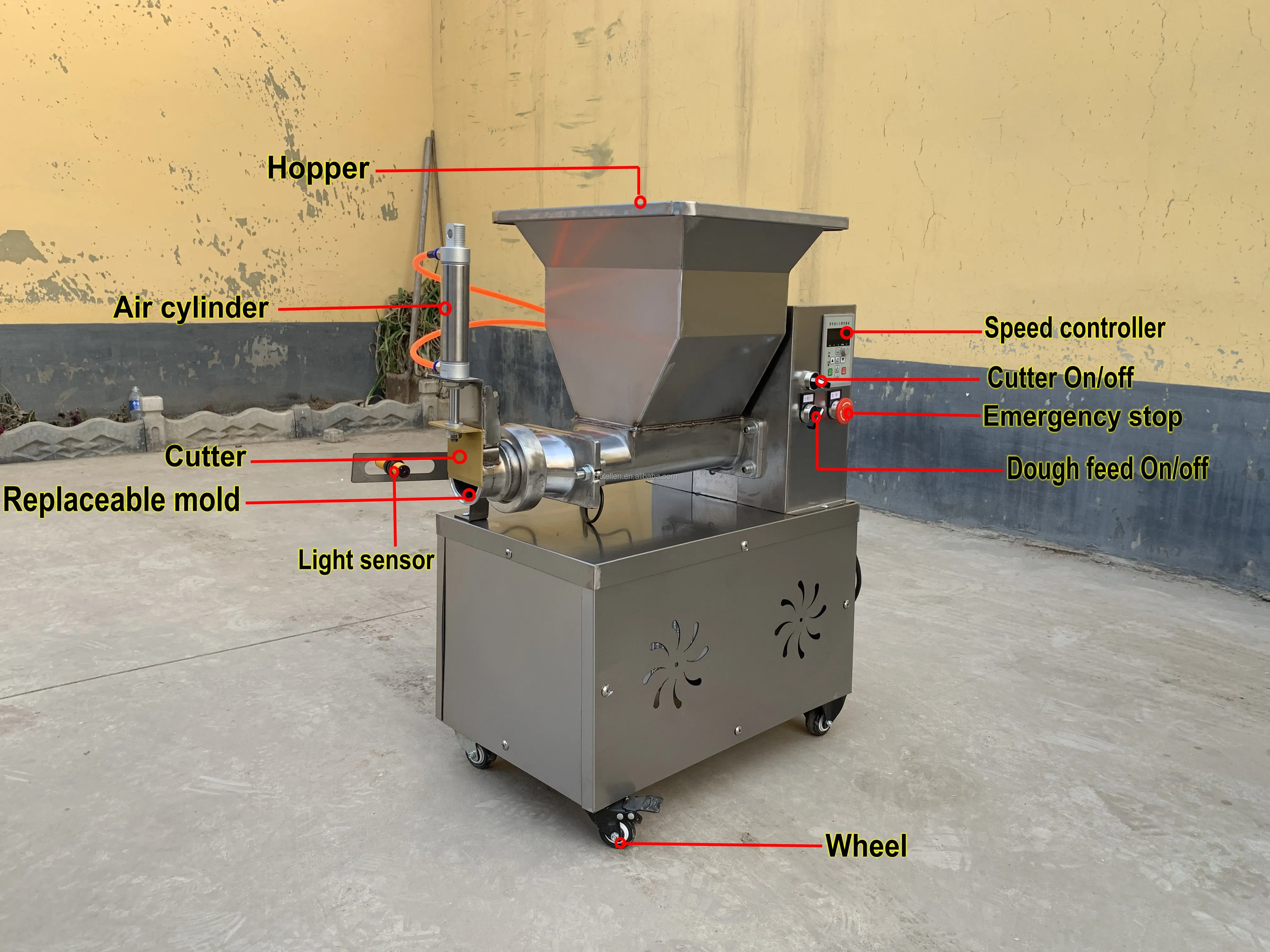 Professional Production Cookie Dough Extruder Divider/dough Divider