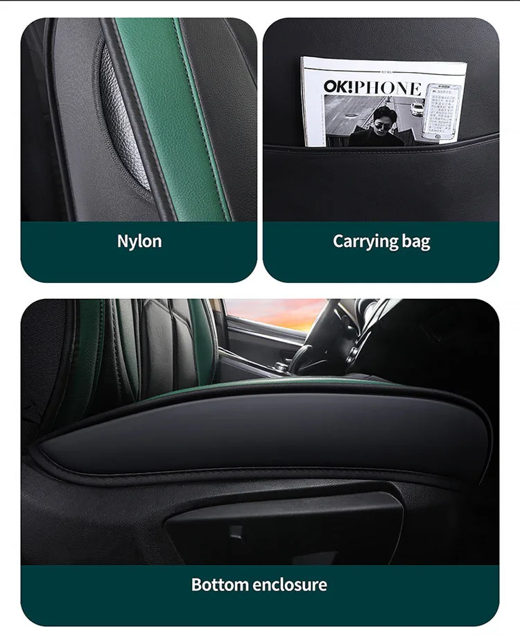 2023 New Car Interior Accessories Sport Leather Car Seat Covers Cushion