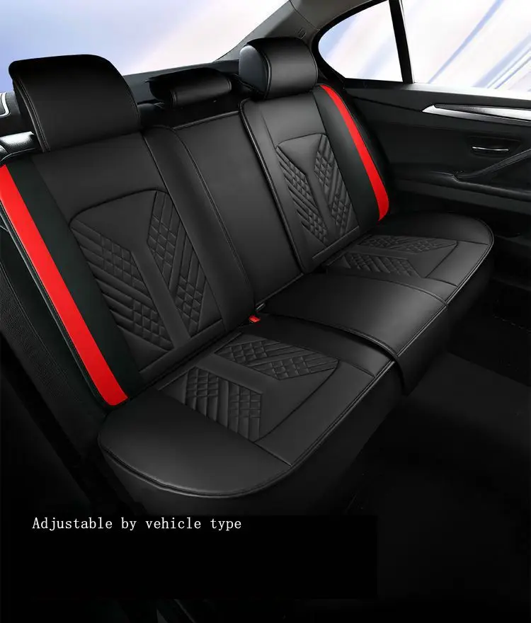 Luxury Pvc Leather Custom Car Seat Covers Full Set Seat Covers Unique