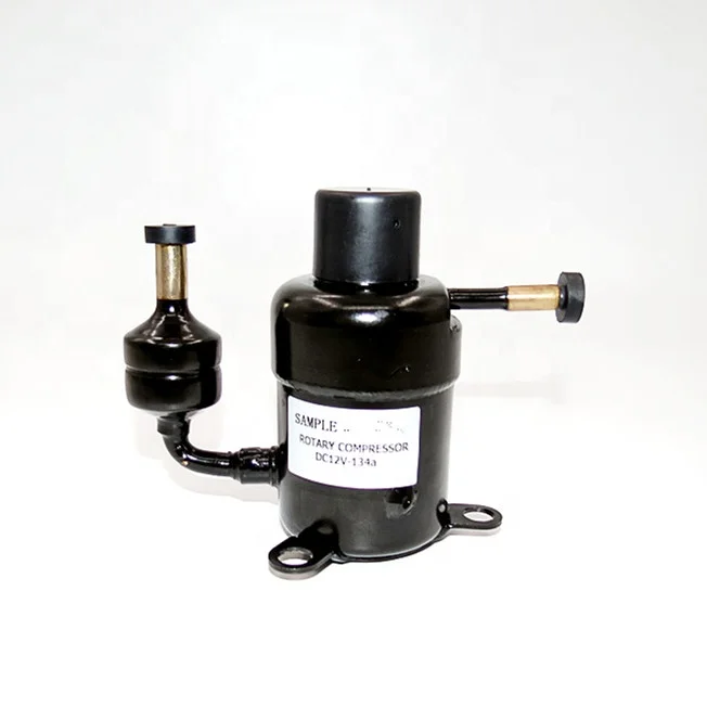R134a Bldc 12V 24V Micro Rotary Refrigeration Compressor for Mini Fridge