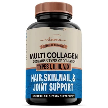 Multi Collagen Pills 1800mg for  Collagen Peptides