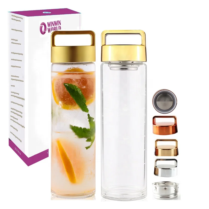 Engraved 650ml Metal Water Bottle with Wooden Lid Corporate Gift