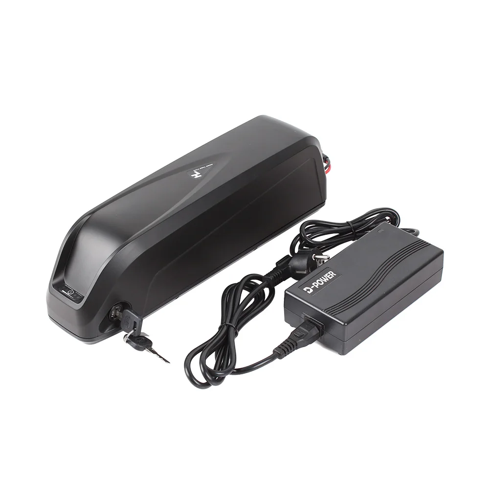 Batteria Al Litio 48V Per Bici Elettrica, Capacità 7,8Ah. Ricambio Per Motori 250W-750W, Con BMS Integrato. Custodia In PVC Blu, Dimensioni 240x58x68mm, Peso 2kg.
