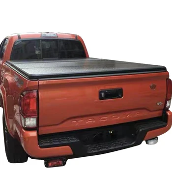 Zolionwil Aluminum Hard Trifolding Cover Truck Accessories Trifold Bed Cover for Toyota Tacoma