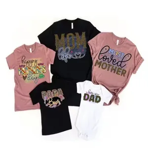 Custom T Shirt Screen Printed DTF Transfers Matte Clear Film Heat Press Vinyl Logo Sticker Label Decal Patches for T-shirts