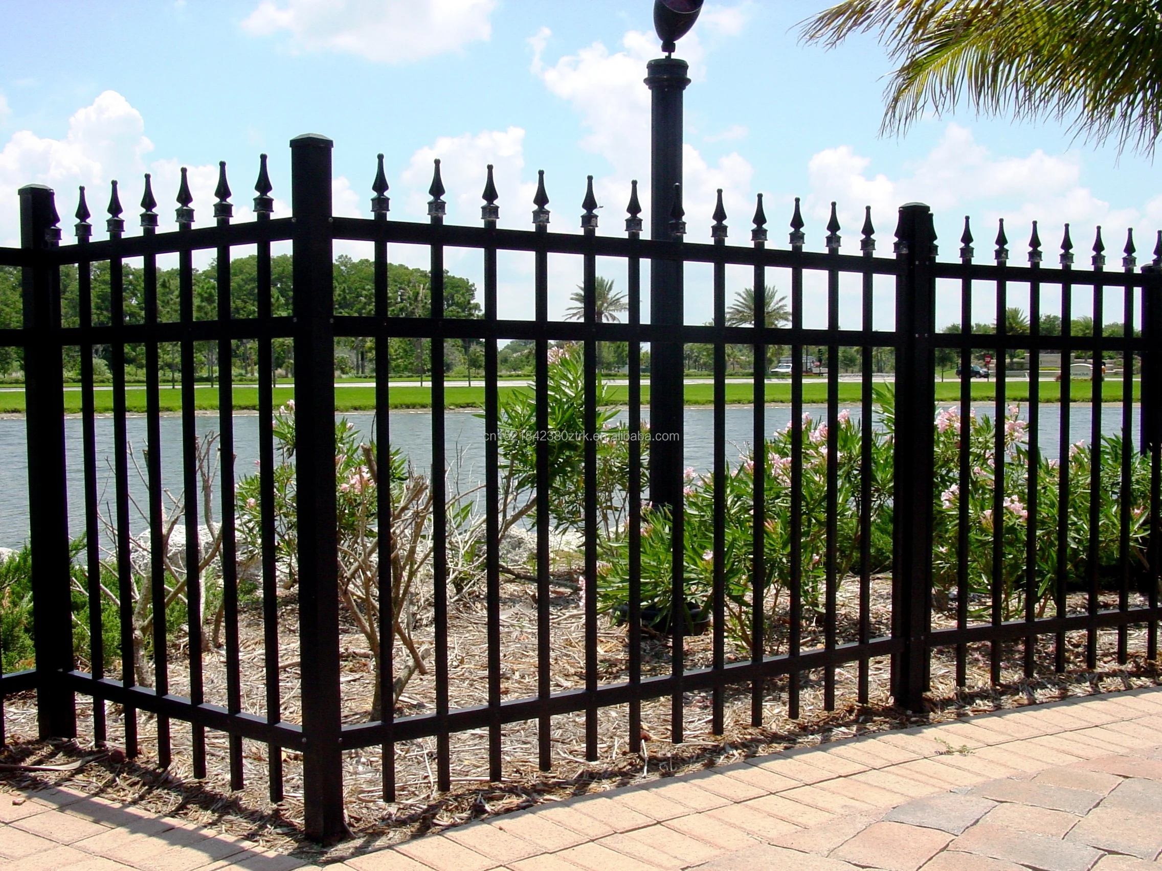 Most Popular Aluminum Pool Security Fence Picket Fence,High Quality