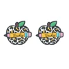 Leopard teacher Focal bead White SA423