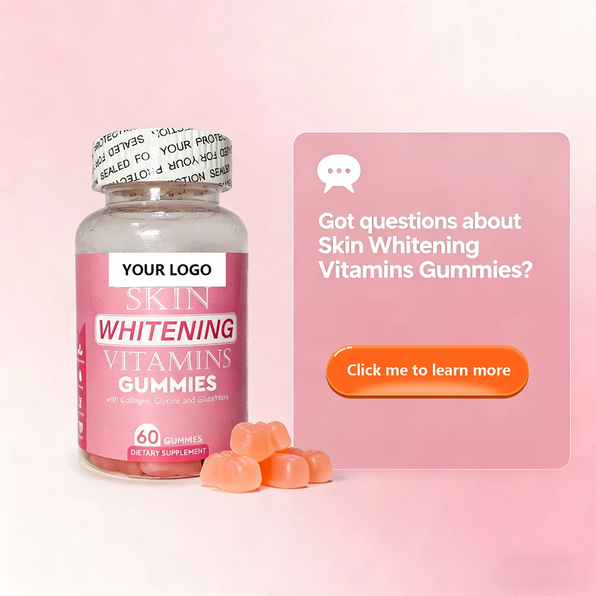 Biyode Skin Whitening Vitamin Gummies Radiance Support - Plant-Based  Complexion Care Factory Private Label Service Daily| Alibaba.com