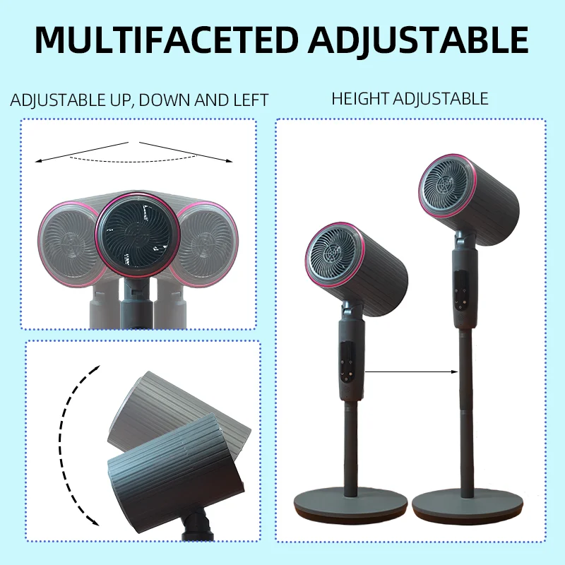 Portable Vertical Hair Dryer High Efficiency Quick Drying Table Fans Ac ...