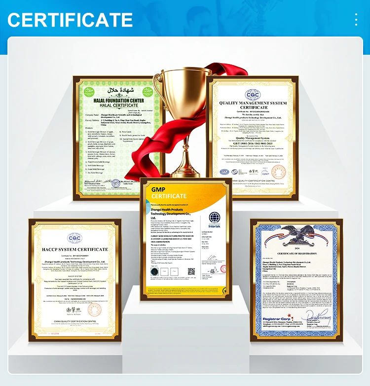 Quality certificate