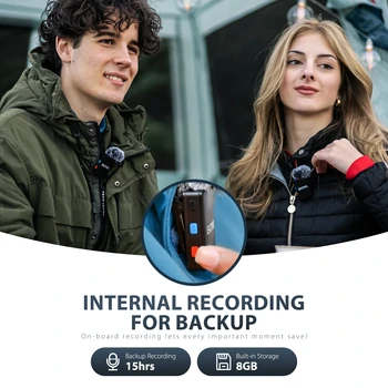 BOYA BOYAMIC Wireless Lavalier Microphone Professional for iPhone Android Camera Youtube Streaming Record Interview Vlogs detail image