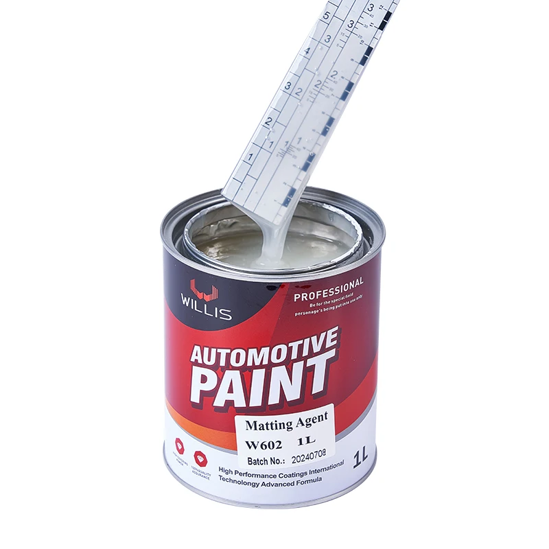 1K Matte Auto Paint Matting Agent for Car Body Repair Nitrocellulose Resin Liquid Coating Spray Application Automotive Refinish