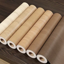 High Quality Modern Design Waterproof Silk Wood Grain Floor Stickers Oil-Proof Kitchen & House Decals Apartment Decor Color 14