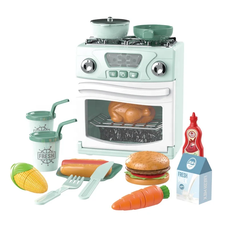 Mini Household Appliances Kitchen Toys Pretend Play Set with