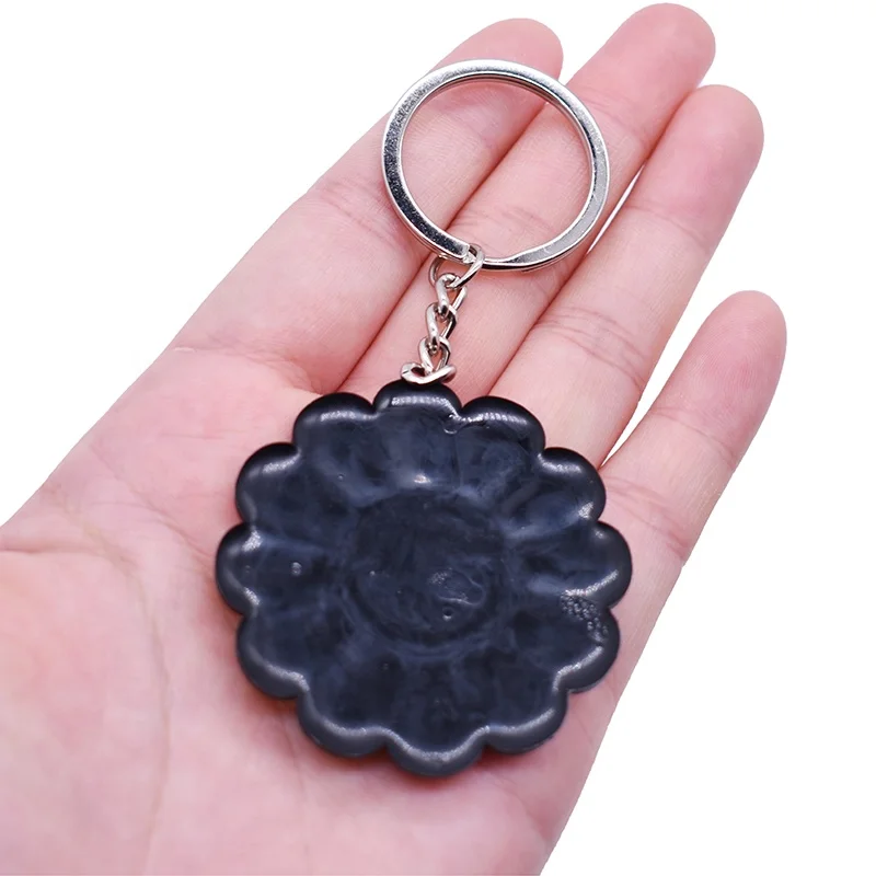 3D PVC Key Chain Women Gift Anime Cartoon Silicone Keychain